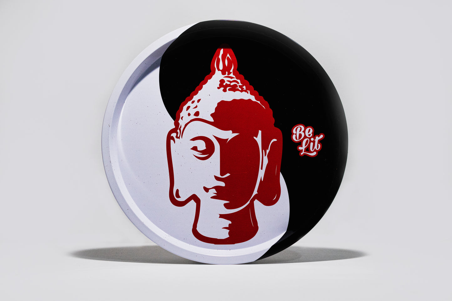 Be Lit Round Rolling Tray, Be Balanced