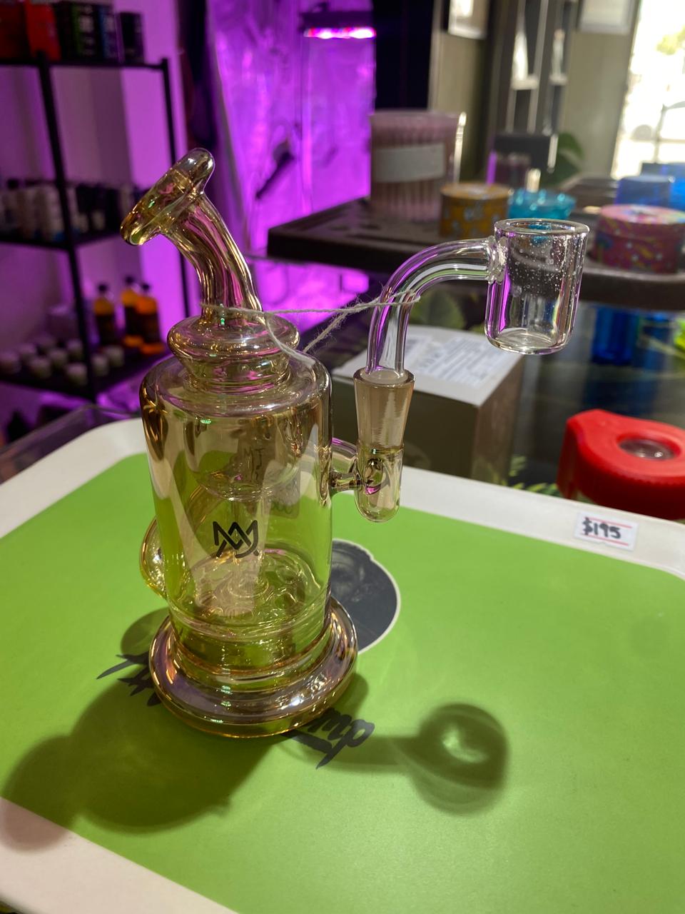 5" Mj Arsenal Ursa Mini Dab Rig - Gold -