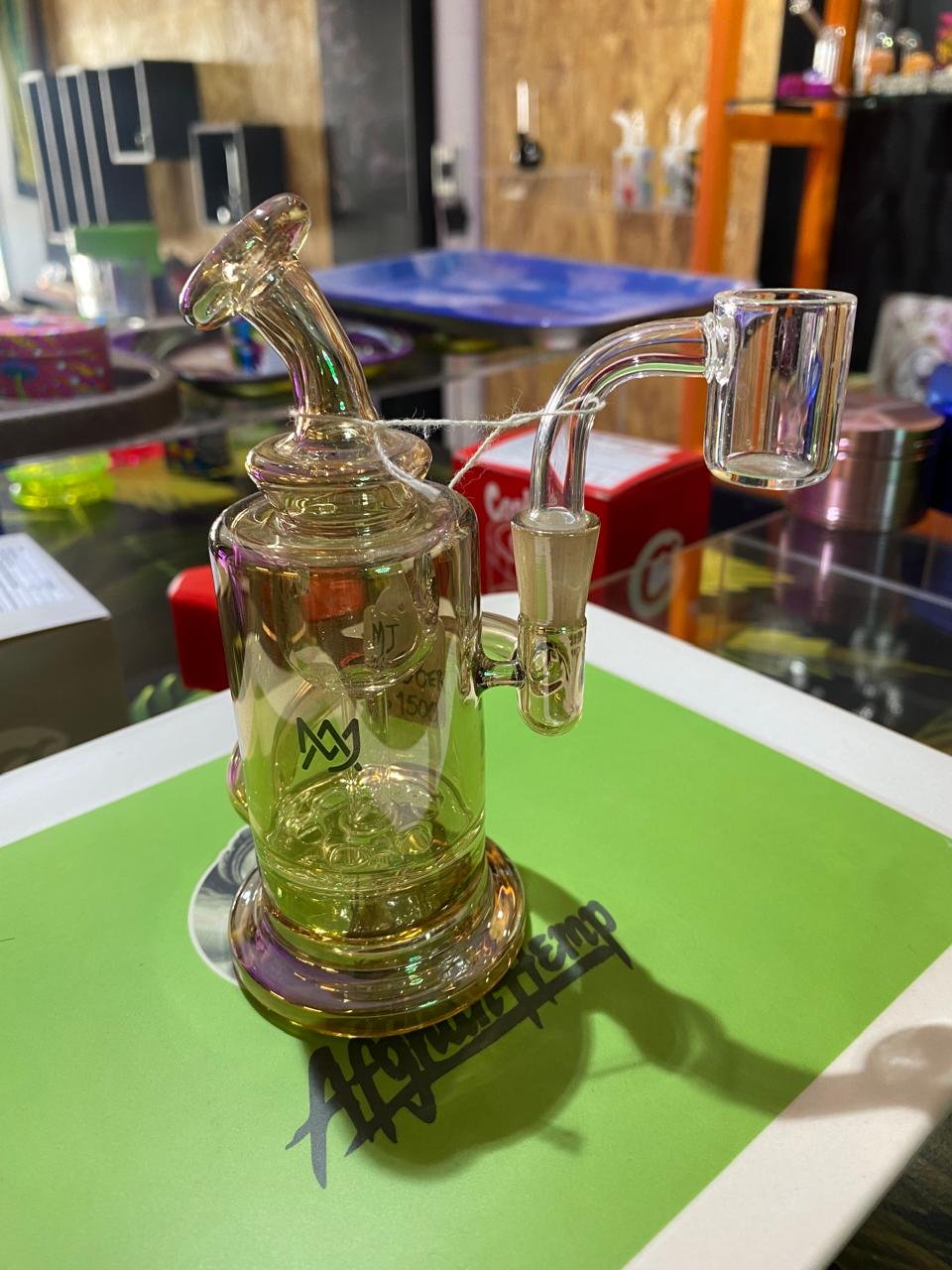 5" Mj Arsenal Ursa Mini Dab Rig - Gold -