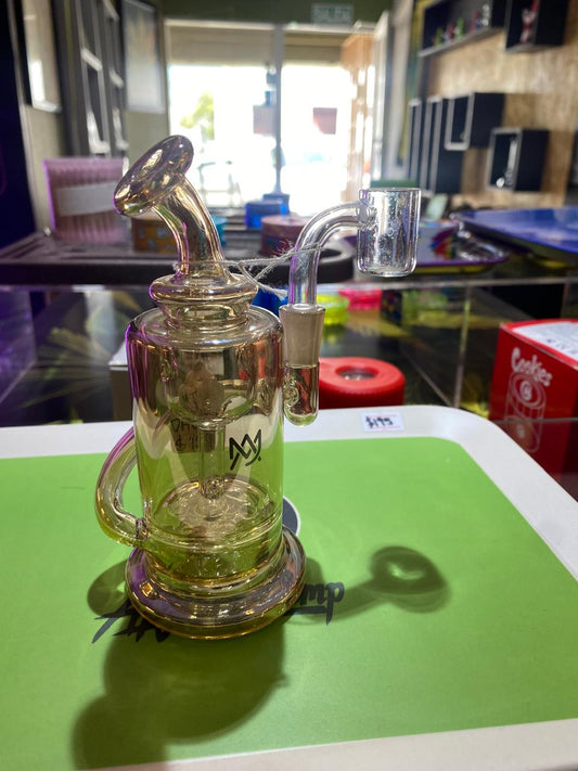 5" Mj Arsenal Ursa Mini Dab Rig - Gold -
