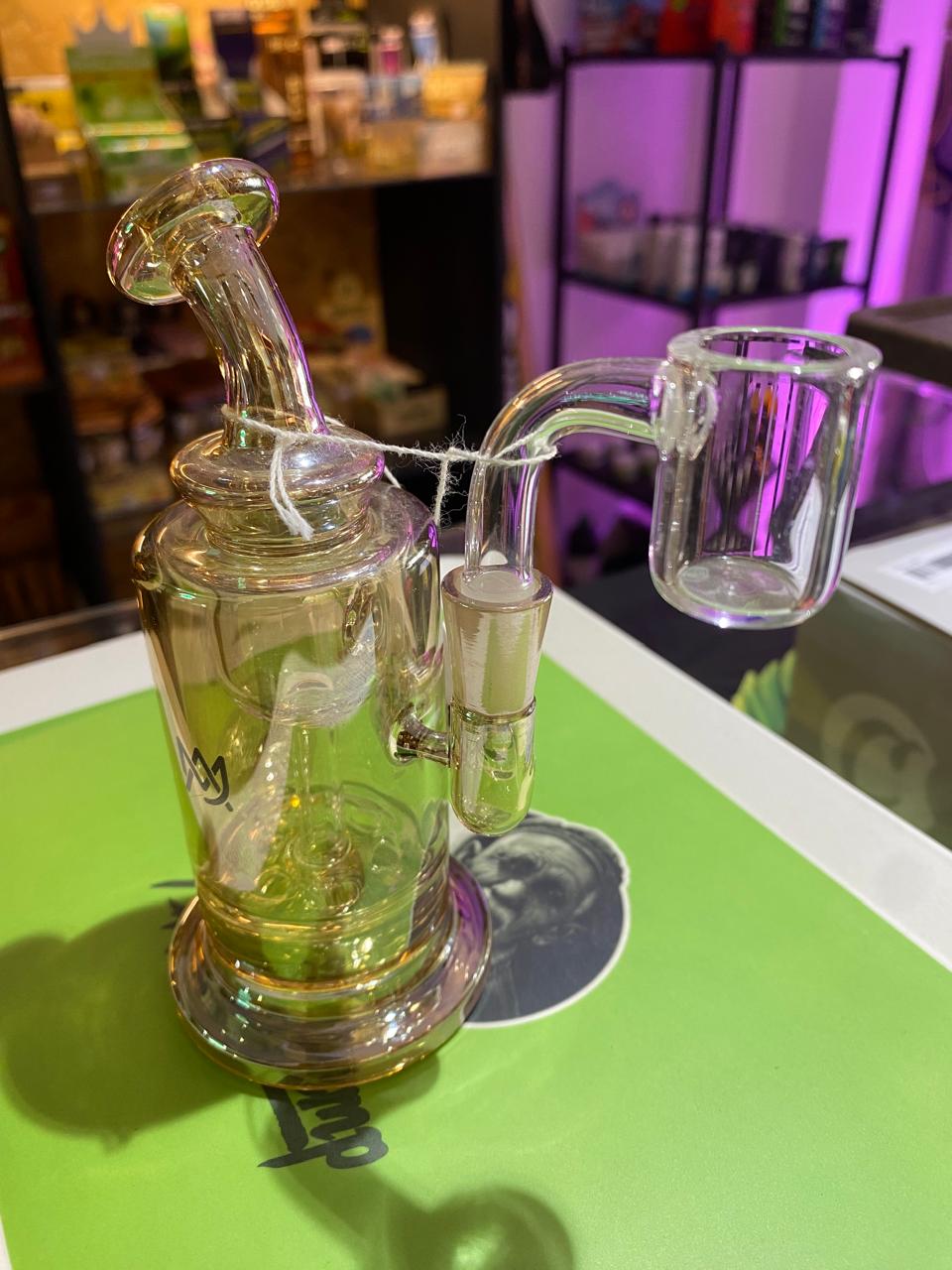 5" Mj Arsenal Ursa Mini Dab Rig - Gold -