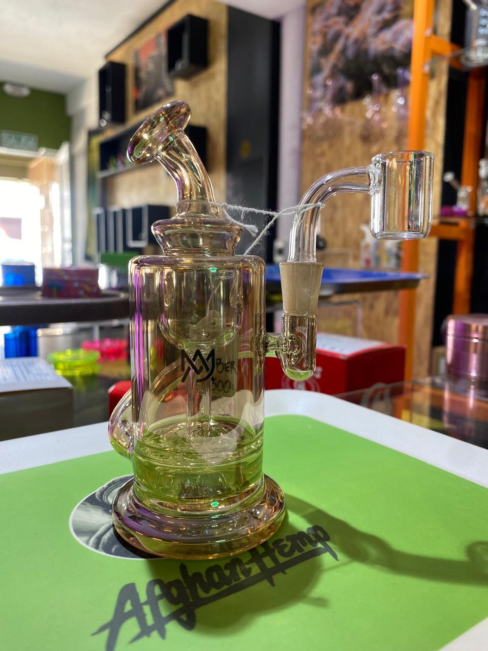 5" Mj Arsenal Ursa Mini Dab Rig - Gold -